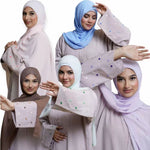 Load image into Gallery viewer, Hand Embroidery Abaya Heart Design