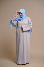 Load image into Gallery viewer, Hand Embroidery Abaya Heart Design