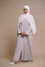 Load image into Gallery viewer, Heart-shaped hand-sewn abaya (PINK)