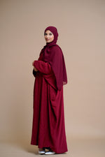 Load image into Gallery viewer, Meticulously designed with intricate stonework adorning both the front and back. (Maroon)