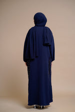Load image into Gallery viewer, Embellished nidha Abaya (Black)