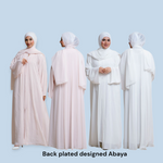 Load image into Gallery viewer, Embellished Luxury Double Chiffon Abaya with Back Pleats