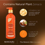 Load image into Gallery viewer, Makari Extreme Argan & Carrot Oil Tone Boosting Body Milk (Lotion) 500ml/16.8oz