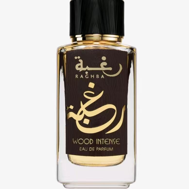 Lattafa Perfumes Raghba Wood Intense Long Lasting Oud & Musk Fragrance Imported Liquid Eau De Parfum For Unisex (100ml)