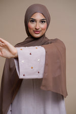 Load image into Gallery viewer, Hand Embroidery Abaya Heart Design
