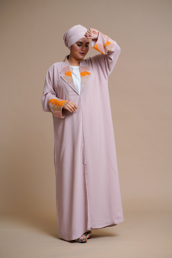 Luxury abaya with Elegant hand work