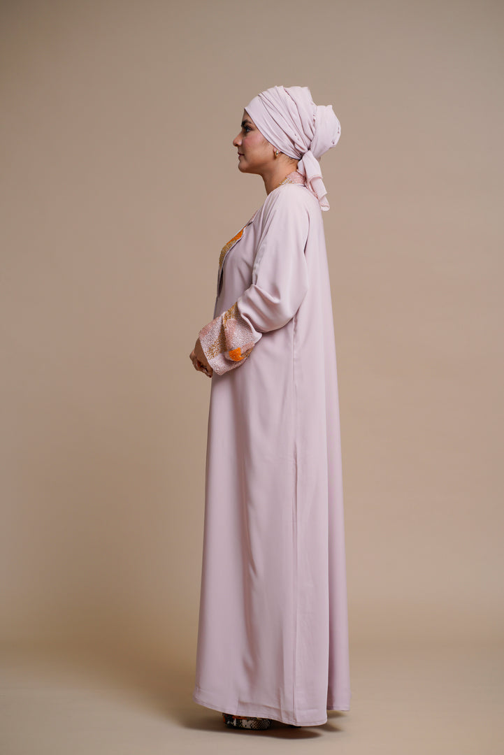 Luxury abaya with Elegant hand work