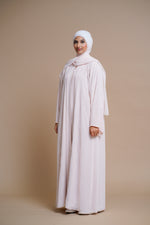 Load image into Gallery viewer, Embellished Luxury Double Chiffon Abaya with Back Pleats
