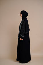 Load image into Gallery viewer, Luxury Black Abaya Featuring Exquisite Embellishments (BLACK)
