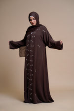 Load image into Gallery viewer, Embellished  open Abaya
