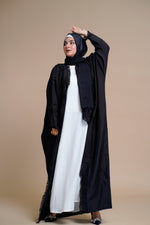 Load image into Gallery viewer, Embellished overcoat open Abaya
