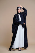 Load image into Gallery viewer, Embellished overcoat open Abaya
