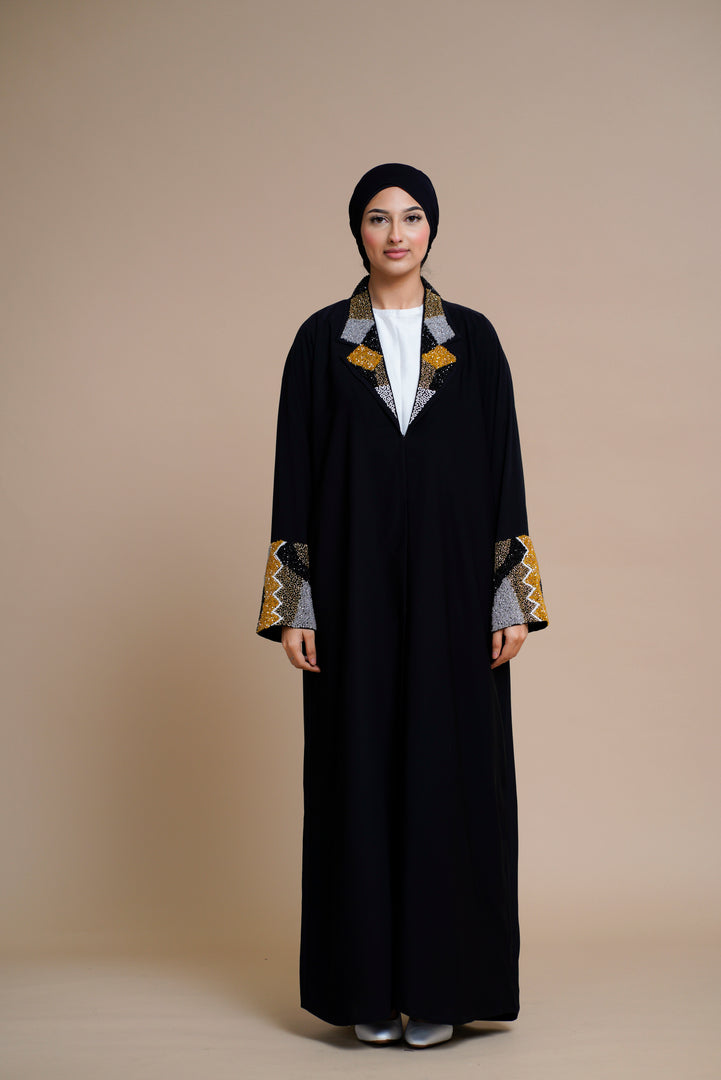 Luxury abaya with Elegant hand work