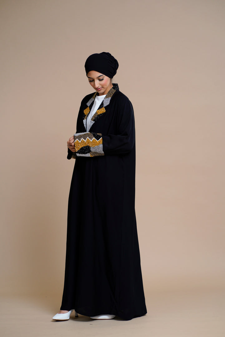 Luxury abaya with Elegant hand work